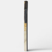 Elegant Gold Glitter Marble Modern Chic Case-Mate iPhone Case (Achterkant / Links)