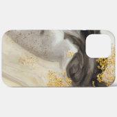 Elegant Gold Glitter Marble Modern Chic Case-Mate iPhone Case (Achterkant (horizontaal))
