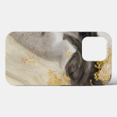 Elegant Gold Glitter Marble Modern Chic Case-Mate iPhone Case (Achterkant (horizontaal))