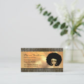 Elegant Gold Glitter Mode Visitekaartjes (Staand voorkant)