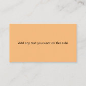 Elegant Gold Glitter Mode Visitekaartjes (Achterkant)