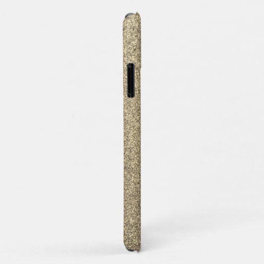 Elegant Gold Glitter Monogram Bling Case-Mate iPhone Case (Achterkant/rechts)