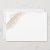 Elegant Gold Glitter Photo Birthday Bedankkaart (Achterkant)
