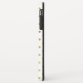Elegant Gold Glitter Polka Dots Pattern Case-Mate iPhone Case (Achterkant/links)