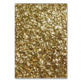 Elegant Gold Glitter Printing Wedding Kaart (Achterkant)