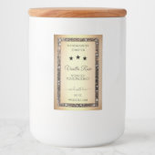Elegant Gold Glitter Product Packaging Labels Voedselcontainer Etiket (Voorkant)