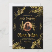 Elegant Gold Glitter Quinceañera 25ste deel bruilo