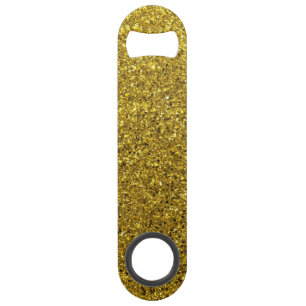 Elegant Gold Glitter Speed Flessenopener