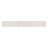Elegant Gold Glitter Tiger Print White Design Grosgrain Lint (Voorkant)