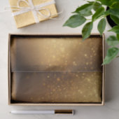 Elegant Gold Glitter Tissuepapier (Geschenk)