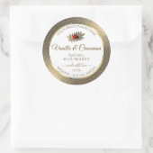 Elegant Gold Glitter White Product Labels Ladybug (Tas)
