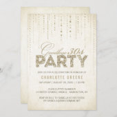 Elegant Gold Goodbye 30s 40e verjaardag Kaart (Voorkant / Achterkant)