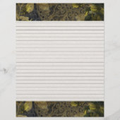 Elegant Gold Gothic Night Lined Recippage Insert (Voorkant)