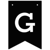 Elegant Gold Graduation Party Bunting Banner Flags (Tweede vlag)