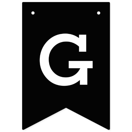 Elegant Gold Graduation Party Bunting Banner Flags (Tweede vlag)