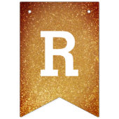 Elegant Gold Graduation Party Bunting Banner Flags (Derde vlag)