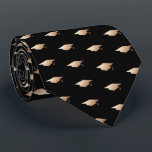 Elegant Gold Gradup zwart Stropdas<br><div class="desc">Elegant Classy Gold Gradup zwarte stropdas</div>