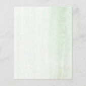 Elegant Gold Greenery laat de idealen van de avond (Achterkant)