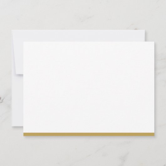 Elegant Gold Grey Script Monogram Name Initiaal Notitiekaartje (Achterkant)