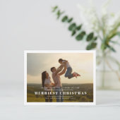 Elegant Gold HAPPIEST NEW YEARS 2026 Foto Lijst Briefkaart (Staand voorkant)