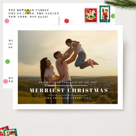 Elegant Gold HAPPIEST NEW YEARS 2026 Foto Lijst Briefkaart