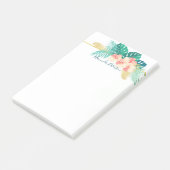 Elegant Gold Hawaiian Hibiscus Post-It Notes (Schuin)