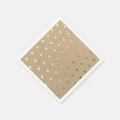 Elegant Gold Heart Paper Napkins Servet (Hoek)