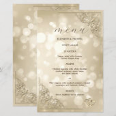 Elegant Gold Hearts Frame Bokeh (Voorkant / Achterkant)