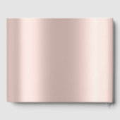 Elegant Gold Hearts Roos Gold Gastenboek (Achterkant)