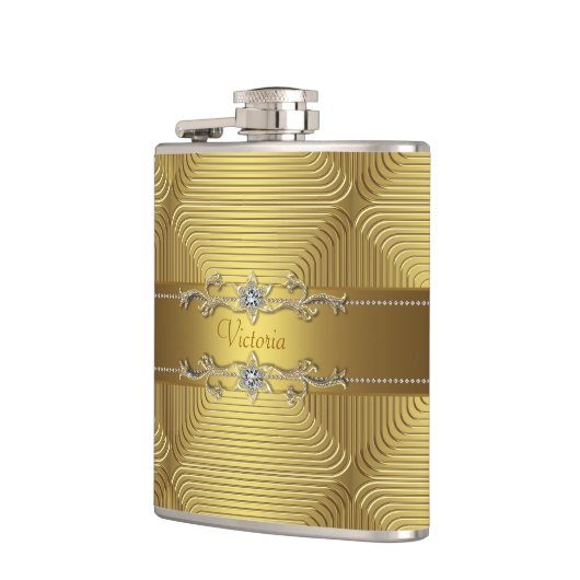 Elegant Gold Heupfles (Links)