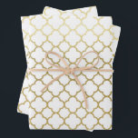 Elegant Gold Hexagon Abstract Pattern Wedding Inpakpapier Vel<br><div class="desc">Het cadeau-geven van het huwelijk in een faux gouden hexagon abstract patroon maakt een geweldige presentatie. Ideaal voor nieuwpootjes,  vrijgezellenfeesten,  trouwdouches,  nieuwe huizen,  verlovingen douches en nog veel meer.</div>