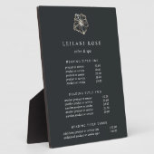 Elegant Gold Hibiscus Flower Pricing/Services Fotoplaat (Zijkant)