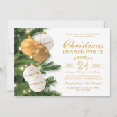 Elegant Gold Holiday Kerstfeest Kaart (Voorkant)