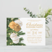 Elegant Gold Holiday Kerstfeest Kaart (Staand voorkant)