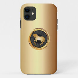 Elegant Gold Horse iPhone 5 Hoesje