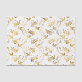 Elegant Gold Hummingbird Glam Tissuepapier