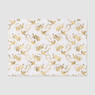 Elegant Gold Hummingbird Glam Tissuepapier