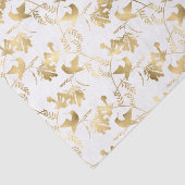 Elegant Gold Hummingbird Glam Tissuepapier (Detail)