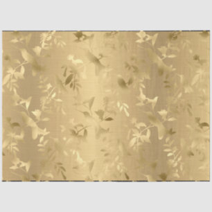 Elegant Gold Hummingbird Tissue Paper Tissuepapier