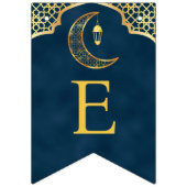 Elegant Gold Islamic Art Eid Mubarak Eid Vlaggetjes (Derde vlag)