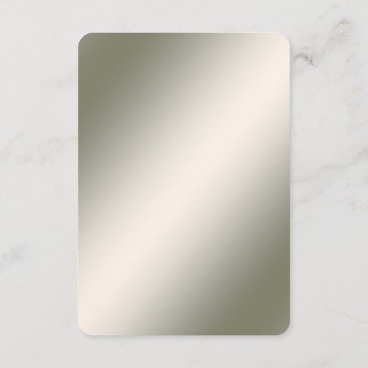 Elegant Gold Jewel Flowers Detail Enclosure Card Informatiekaartje (Achterkant)