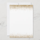 Elegant Gold Joint Afstuderen Foto Kaart (Achterkant)