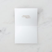 Elegant Gold katholieke crucifix Pointsettia Holid Feestdagen Kaart (Binnen)