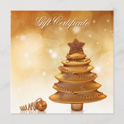 Elegant Gold-kerstboom (Voorkant)