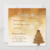 Elegant Gold-kerstboom (Achterkant)