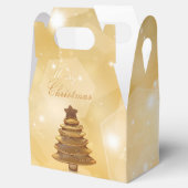 Elegant Gold-kerstboom Bedankdoosjes (Geopend)