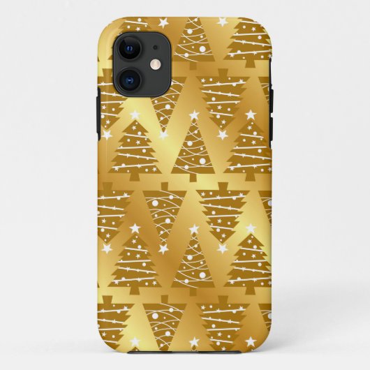 Elegant Gold Kerstboom iPhone-draagtas Case-Mate iPhone Case (Achterkant)