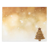 Elegant Gold-kerstboom Notitieblok (Voorkant)