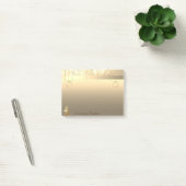 Elegant Gold-kerstboom, speciaal gepersonaliseerd  Post-it® Notes (Kantoor)
