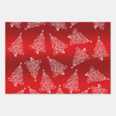 Elegant Gold-kerstboompatroon Inpakpapier Vel (Voorkant 2)